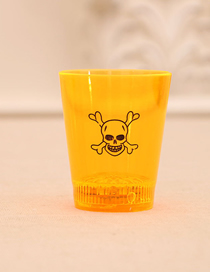 Fashion Skull Halloween Skull Light Cup (with Battery)