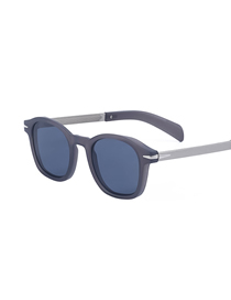 Fashion Sandy Grey Pc Square Large Frame Sunglasses