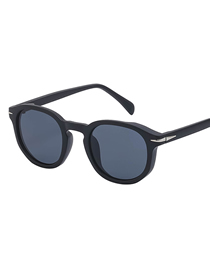 Fashion Sand Black All Grey Pc Square Large Frame Sunglasses