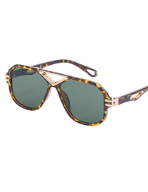 Fashion Douhua G15 Pc Cutout Triangle Square Large Frame Sunglasses