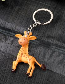 Fashion Giraffe Plastic Cartoon Giraffe Keychain