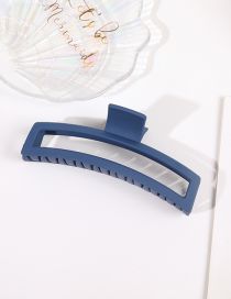Fashion Frosted Navy Blue Frosted Rectangular Hollow Gripper