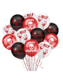 Fashion Halloween 18pcs Balloons 5 Pieces Halloween Scary Lettering Balloons