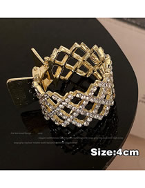 Fashion 2# Diamond Diamond Gold Alloy Diamond Cutout Diamond Grab Clip