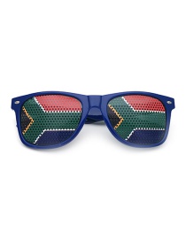 Fashion South Africa Pc Square Large Frame Flag Sunglasses