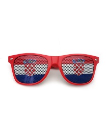 Fashion Croatia Pc Flag Square Large Frame Sunglasses