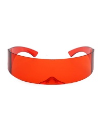 Fashion Red Pc All-in-one Sunglasses