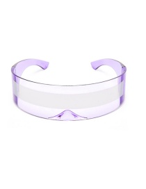 Fashion Purple Lamination Pc All-in-one Sunglasses