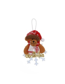 Fashion Bear Christmas Cartoon Pendant