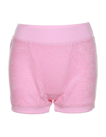 Fashion Pink Shorts (k22p20566) Polyester Solid Shorts