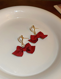 Fashion 25#red Alloy Diamond Flower Love Geometric Stud Earrings