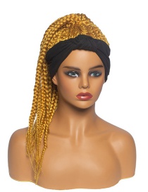 Fashion Gold Coloren Yellow J271d Wig Dirty Braid Wig Headgear