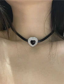 Fashion Necklace Alloy Diamond Love Necklace