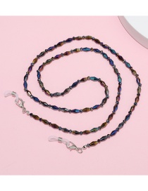 Fashion Black Acrylic Beads Beaded Glasses Chain