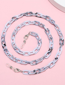 Fashion Off-white Colorful Acrylic Chain Halter Neck Glasses Chain