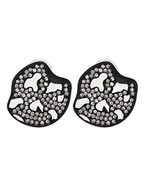 Fashion Geometry Alloy Diamond Geometric Stud Earrings