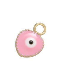 Fashion Pink Copper Drip Eyeball Geometry Diy Accessories