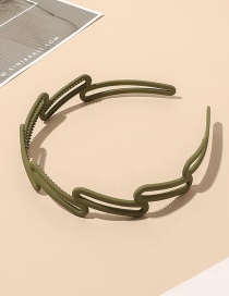 Fashion Army Green Frosted Square Headband