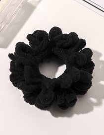 Fashion Black Caterpillar Seamless Elastic Hair Loop