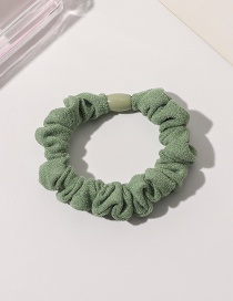 Fashion Fruit Green Suede Pleated Hair Tie