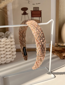 Fashion 6# Fabric Geometric Knitted Wide-brimmed Headband
