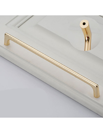 Fashion Rose Gold 6197-320 Pitch Zinc Alloy Geometric Drawer Wardrobe Door Handle