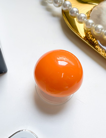 Fashion Macaron Ball Holder-orange Macaron Ball Mobile Phone Airbag Holder