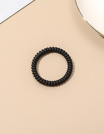 Fashion Frosted Fine Phone Ring-black Matte Frosted Phone Cord