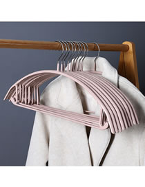 Fashion Apricot Pink Household Wide-shoulder Seamless Drying Rack