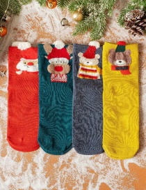 Fashion A Cotton Christmas Socks Set
