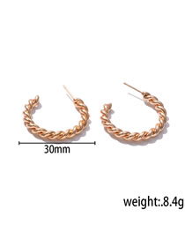 Fashion Eh0044-1 Metal Irregular Geometric Earrings