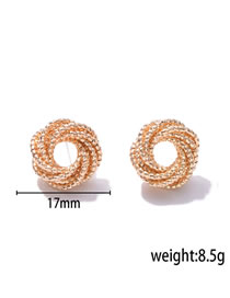 Fashion Eh0047-1 Metal Irregular Geometric Stud Earrings