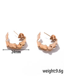 Fashion Eh0052-1 Metal Irregular Geometric Earrings