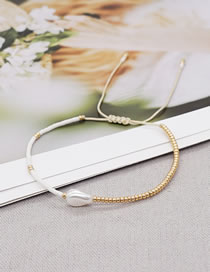 Fashion Mi-b210106a Rice Beads Stitching Gold Beads Pearl Pull Handle Strap