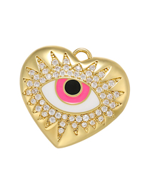 Fashion Rose Red Copper Diamond Love Eyelashes Eye Diy Accessories