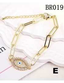 Fashion Br019-e Copper Diamond Eye Bracelet
