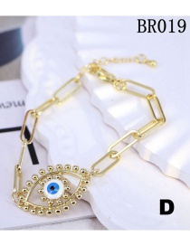 Fashion Br019-d Pure Copper Eye Bracelet