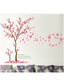 Fashion 60*90cm Pvc Plum Blossom Wall Stickers
