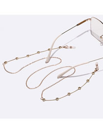 Fashion Gold Metal Star Geometric Glasses Chain