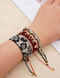 Fashion Package Price Mi-s210239 Geometric Rice Bead Braided Beaded Watch With Bracelet Set