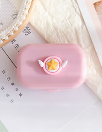 Fashion Star Wings Plastic Cartoon Portable Contact Lens Case