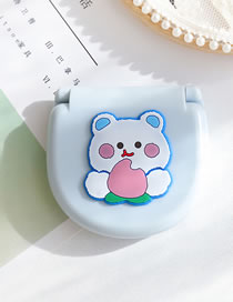 Fashion Peach Bear Plastic Silicone Cartoon Mini Sewing Box