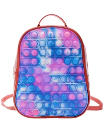 Fashion Red. Silicone Press Backpack