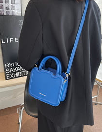 Fashion Klein Blue Pu Large Capacity Messenger Bag