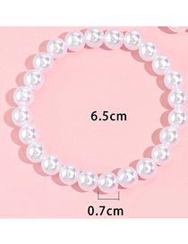 Fashion 0.7mm Diameter A31-1-3-7 Pearl Beaded Bracelet