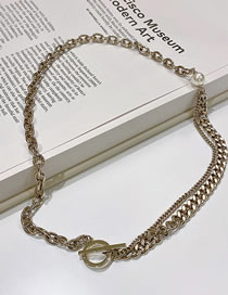 Fashion Necklace Alloy Ot Buckle Chain Necklace