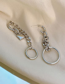 Fashion Silver Alloy Tassel Earrings