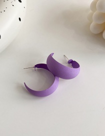 Fashion 5# Alloy Geometric C-shaped Stud Earrings