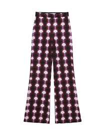 Fashion Printing Printed Flared Trousers
