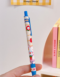 Fashion 5 # 0.5mm Plastic Cartoon Pressing Neutral Pen